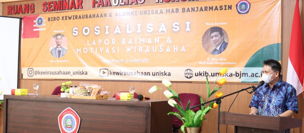 Sosialisasi dan Bazar Kewirausahaan UNISKA MAB Banjarmasin